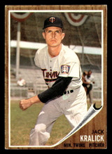 1962 Topps #346 Jack Kralick Excellent+  ID: 470692
