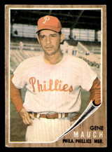 1962 Topps #374 Gene Mauch MG Excellent 1962 Topps #374 Gene Mauch MG Excellent