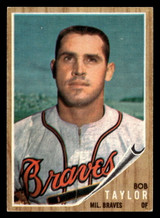 1962 Topps #406 Bob Taylor Excellent+ ID: 470824 1962 Topps #406 Bob Taylor Excellent+ ID: 470824