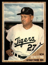 1962 Topps #416 Bob Scheffing MG Very Good ID: 470856 1962 Topps #416 Bob Scheffing MG Very Good ID: 470856