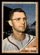 1962 Topps #421 Ken MacKenzie Very Good 1962 Topps #421 Ken MacKenzie Very Good