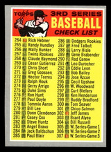 1970 Topps #244 3rd Series Checklist 264-372 Red Bat on Front Excellent+ Marked 1970 Topps #244 3rd Series Checklist 264-372 Red Bat on Front Excellent+ Marked