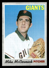 1970 Topps #337 Mike McCormick NM-Mint 1970 Topps #337 Mike McCormick NM-Mint