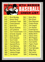 1970 Topps #542 6th Series Checklist 547-633 Gray Bat Excellent+ ID: 471900 1970 Topps #542 6th Series Checklist 547-633 Gray Bat Excellent+ ID: 471900