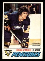 1977-78 O-Pee-Chee #9 Brian Spencer Near Mint OPC 1977-78 O-Pee-Chee #9 Brian Spencer Near Mint OPC