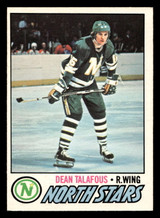 1977-78 O-Pee-Chee #49 Dean Talafous Ex-Mint OPC 1977-78 O-Pee-Chee #49 Dean Talafous Ex-Mint OPC