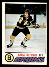1977-78 O-Pee-Chee #95 Gregg Sheppard Ex-Mint OPC 1977-78 O-Pee-Chee #95 Gregg Sheppard Ex-Mint OPC