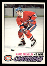 1977-78 O-Pee-Chee #163 Mario Tremblay Near Mint+ OPC 1977-78 O-Pee-Chee #163 Mario Tremblay Near Mint+ OPC