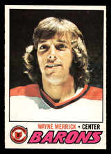 1977-78 O-Pee-Chee #176 Wayne Merrick Near Mint+ OPC 1977-78 O-Pee-Chee #176 Wayne Merrick Near Mint+ OPC