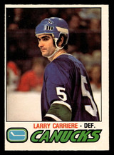 1977-78 O-Pee-Chee #304 Larry Carriere Near Mint OPC 1977-78 O-Pee-Chee #304 Larry Carriere Near Mint OPC