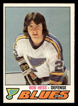 1977-78 O-Pee-Chee #394 Bob Hess Near Mint OPC 1977-78 O-Pee-Chee #394 Bob Hess Near Mint OPC
