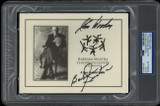 John Wooden Barbara Sinatra Dual Signed Invitation PSA/DNA Auto John Wooden Barbara Sinatra Dual Signed Invitation PSA/DNA Auto