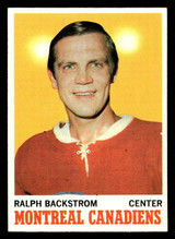 1970-71 Topps #54 Ralph Backstrom Near Mint 1970-71 Topps #54 Ralph Backstrom Near Mint