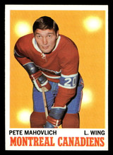 1970-71 Topps #58 Pete Mahovlich Excellent+ Writing On Back 1970-71 Topps #58 Pete Mahovlich Excellent+ Writing On Back