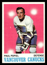 1970-71 Topps #122 Poul Popiel UER Near Mint+ 1970-71 Topps #122 Poul Popiel UER Near Mint+
