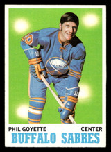 1970-71 Topps #127 Phil Goyette Excellent+ Writing On Back 1970-71 Topps #127 Phil Goyette Excellent+ Writing On Back