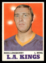 1970-71 O-Pee-Chee #37 Ross Lonsberry Very Good OPC 1970-71 O-Pee-Chee #37 Ross Lonsberry Very Good OPC
