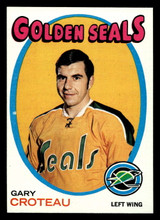 1971-72 Topps #17 Gary Croteau Near Mint+ 1971-72 Topps #17 Gary Croteau Near Mint+