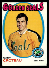 1971-72 Topps #17 Gary Croteau Excellent 1971-72 Topps #17 Gary Croteau Excellent