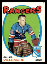 1971-72 Topps #18 Gilles Villemure VG-EX 1971-72 Topps #18 Gilles Villemure VG-EX
