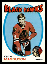 1971-72 Topps #69 Keith Magnuson Excellent+ 1971-72 Topps #69 Keith Magnuson Excellent+