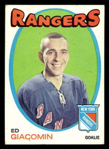 1971-72 Topps #90 Ed Giacomin VG-EX 1971-72 Topps #90 Ed Giacomin VG-EX