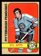 1972-73 Topps #11 Syl Apps Jr. Near Mint 1972-73 Topps #11 Syl Apps Jr. Near Mint