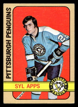 1972-73 Topps #11 Syl Apps Jr. Excellent+ ID: 474446 1972-73 Topps #11 Syl Apps Jr. Excellent+ ID: 474446