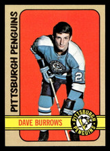 1972-73 Topps #82 Dave Burrows Near Mint RC Rookie 1972-73 Topps #82 Dave Burrows Near Mint RC Rookie