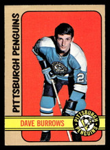 1972-73 Topps #82 Dave Burrows Excellent+ RC Rookie 1972-73 Topps #82 Dave Burrows Excellent+ RC Rookie
