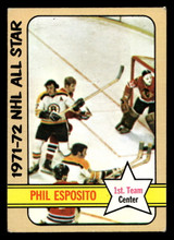 1972-73 Topps #124 Phil Esposito AS Very Good ID: 474710 1972-73 Topps #124 Phil Esposito AS Very Good ID: 474710