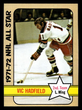 1972-73 Topps #132 Vic Hadfield AS Near Mint ID: 474739 1972-73 Topps #132 Vic Hadfield AS Near Mint ID: 474739