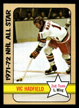 1972-73 Topps #132 Vic Hadfield AS Near Mint ID: 474740 1972-73 Topps #132 Vic Hadfield AS Near Mint ID: 474740