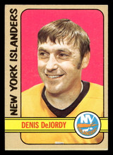 1972-73 Topps #144 Denis DeJordy Excellent+ 1972-73 Topps #144 Denis DeJordy Excellent+