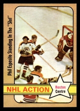 1972-73 O-Pee-Chee #76 Phil Esposito Near Mint+ OPC 1972-73 O-Pee-Chee #76 Phil Esposito Near Mint+ OPC