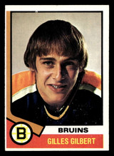 1974-75 Topps #10 Gilles Gilbert Ex-Mint 1974-75 Topps #10 Gilles Gilbert Ex-Mint