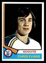1974-75 Topps #59 Chris Evans Ex-Mint 1974-75 Topps #59 Chris Evans Ex-Mint