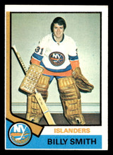 1974-75 Topps #82 Billy Smith Ex-Mint 1974-75 Topps #82 Billy Smith Ex-Mint