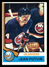 1974-75 Topps #101 Jean Potvin Ex-Mint RC Rookie ID: 475188 1974-75 Topps #101 Jean Potvin Ex-Mint RC Rookie ID: 475188