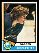 1974-75 Topps #121 Jim Schoenfeld Very Good 1974-75 Topps #121 Jim Schoenfeld Very Good