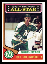 1974-75 Topps #134 Bill Goldsworthy AS Near Mint 1974-75 Topps #134 Bill Goldsworthy AS Near Mint