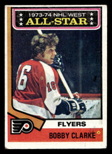 1974-75 Topps #135 Bobby Clarke AS Very Good 1974-75 Topps #135 Bobby Clarke AS Very Good