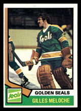 1974-75 Topps #205 Gilles Meloche Near Mint 1974-75 Topps #205 Gilles Meloche Near Mint