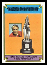 SOLD 475394 1974-75 Topps #243 Henri Richard Ex-Mint SOLD 475394 1974-75 Topps #243 Henri Richard Ex-Mint
