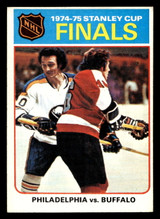 1975-76 Topps #1 1974-75 Stanley Cup Finals Near Mint ID: 475439 1975-76 Topps #1 1974-75 Stanley Cup Finals Near Mint ID: 475439