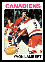 1975-76 Topps #17 Yvon Lambert Near Mint 
