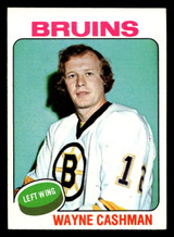 1975-76 Topps #63 Wayne Cashman Ex-Mint 1975-76 Topps #63 Wayne Cashman Ex-Mint