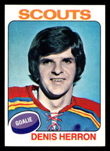 1975-76 Topps #68 Denis Herron Near Mint 1975-76 Topps #68 Denis Herron Near Mint