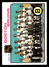 1975-76 Topps #81 Boston Bruins CL Ex-Mint Marked 1975-76 Topps #81 Boston Bruins CL Ex-Mint Marked