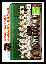 1975-76 Topps #82 California Golden Seals CL Ex-Mint Marked 1975-76 Topps #82 California Golden Seals CL Ex-Mint Marked